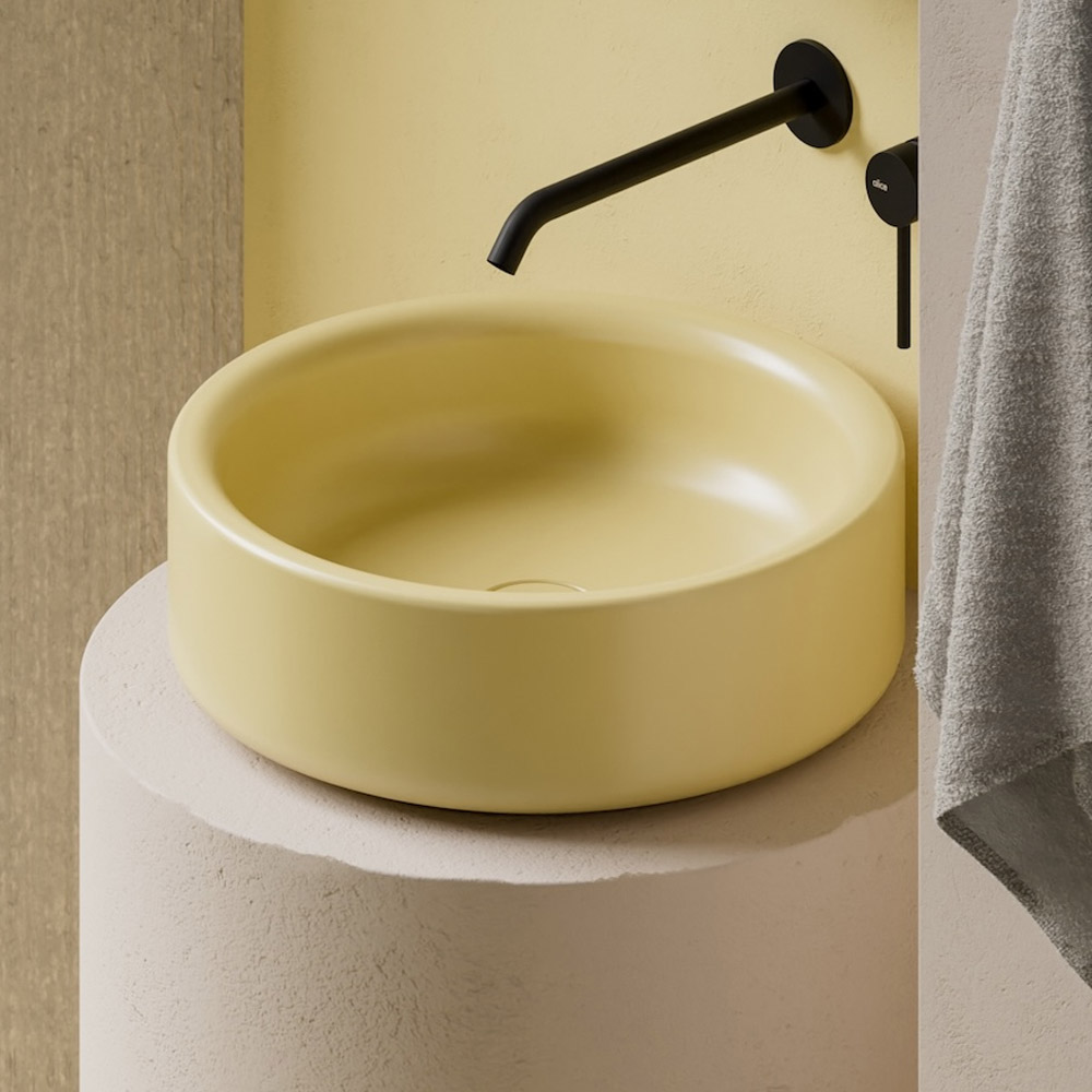 Lavabo tondo da appoggio Idilla Alice Ceramica