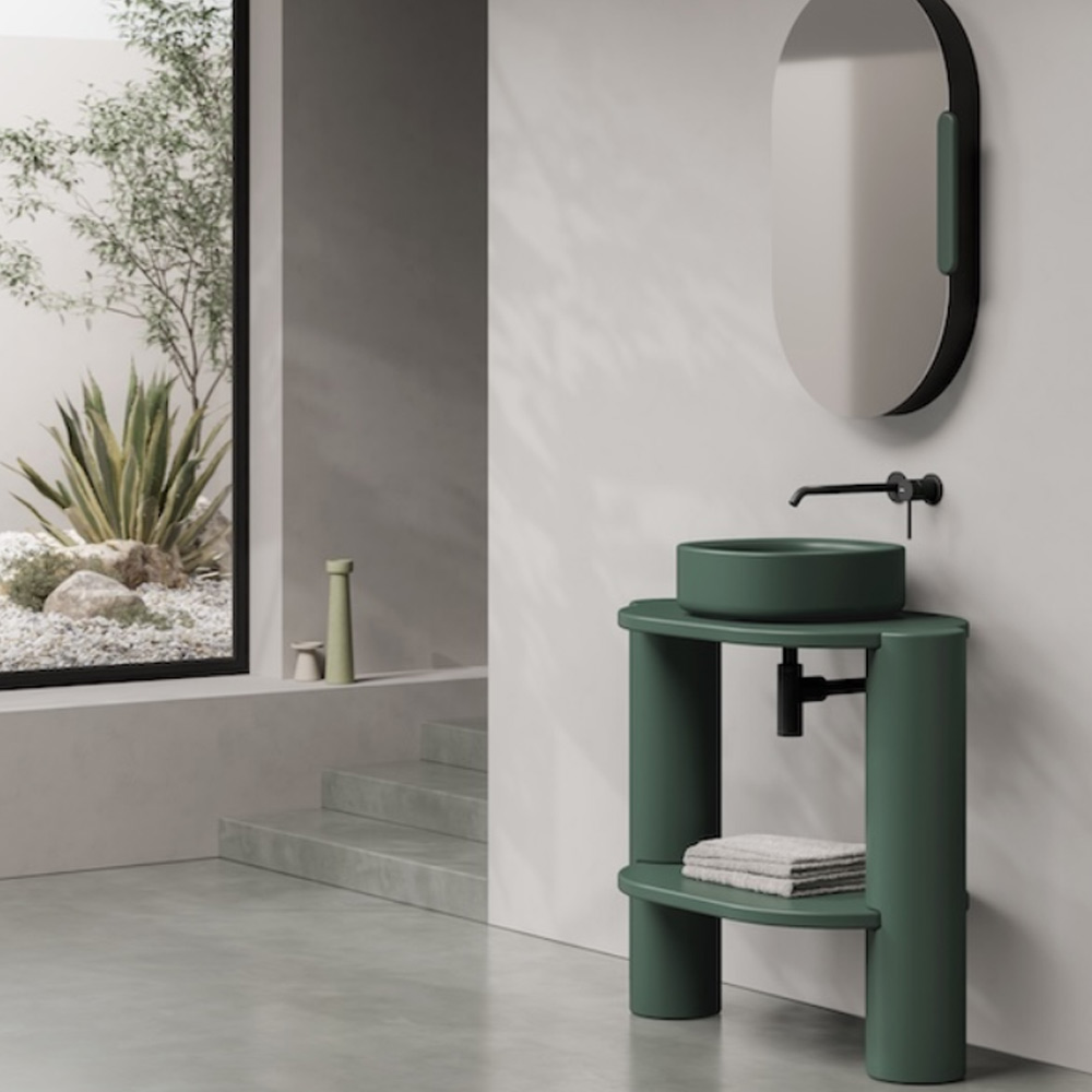 Lavabo con struttura Idilla Alice Ceramica