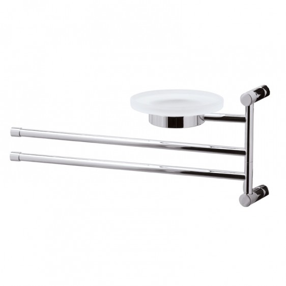 Porta sapone con porta salviette Minus Linea G