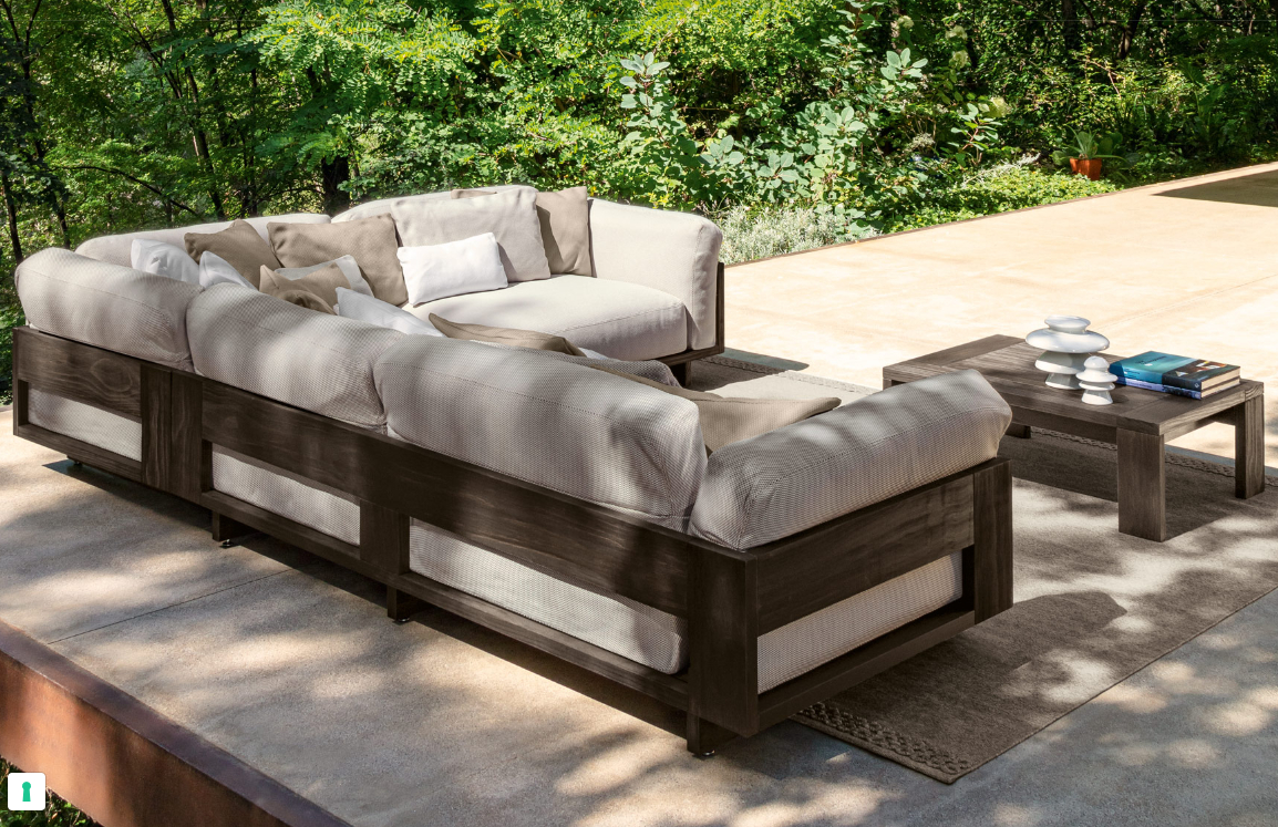 Tavolo basso 95 x 67cm Argo-Wood Talenti