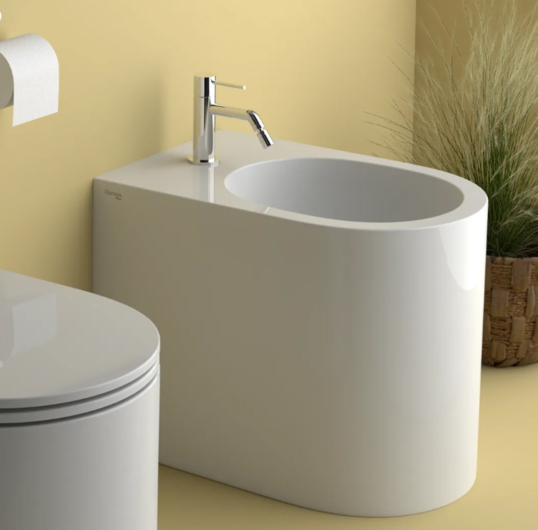 Bidet a terra Monolith Olympia Ceramica