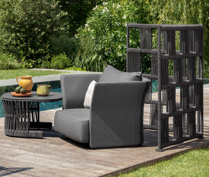 Poltrona in tessuto Cliff Talenti