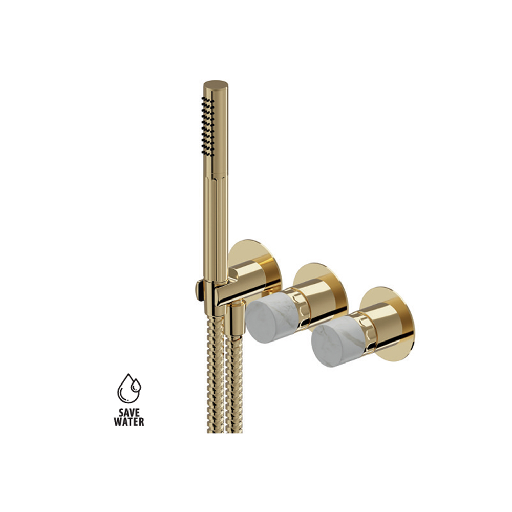 Gruppo doccia ad incasso con kit doccetta Ionika Allure Newform