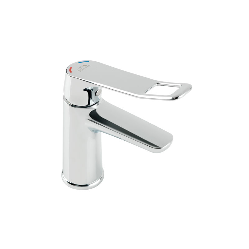 Miscelatore monocomando per lavabo con leva ergonomica Ponte Giulio