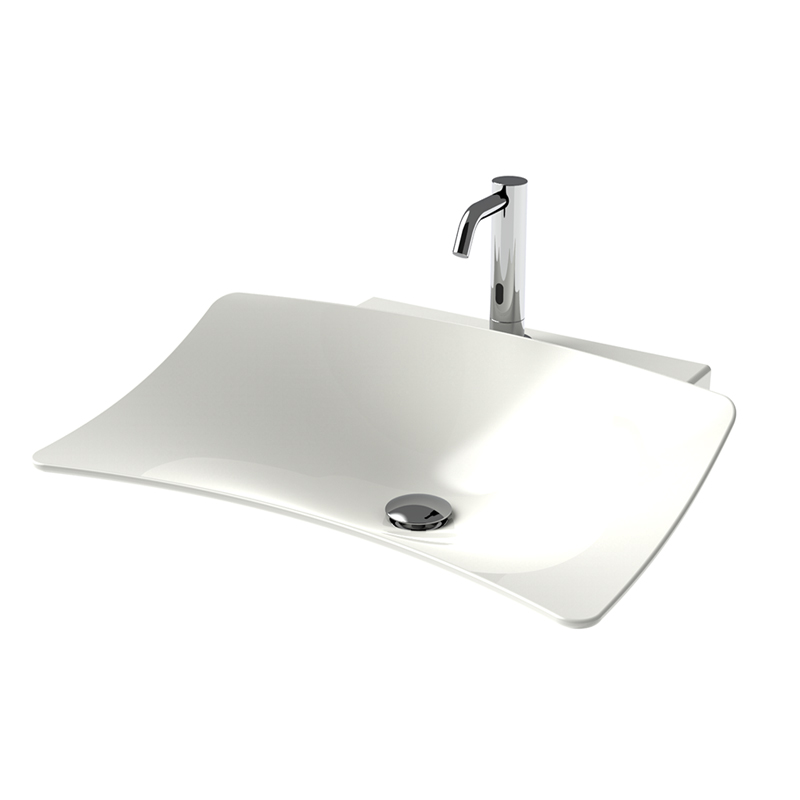 Lavabo sospeso in Politek Shine by Goman