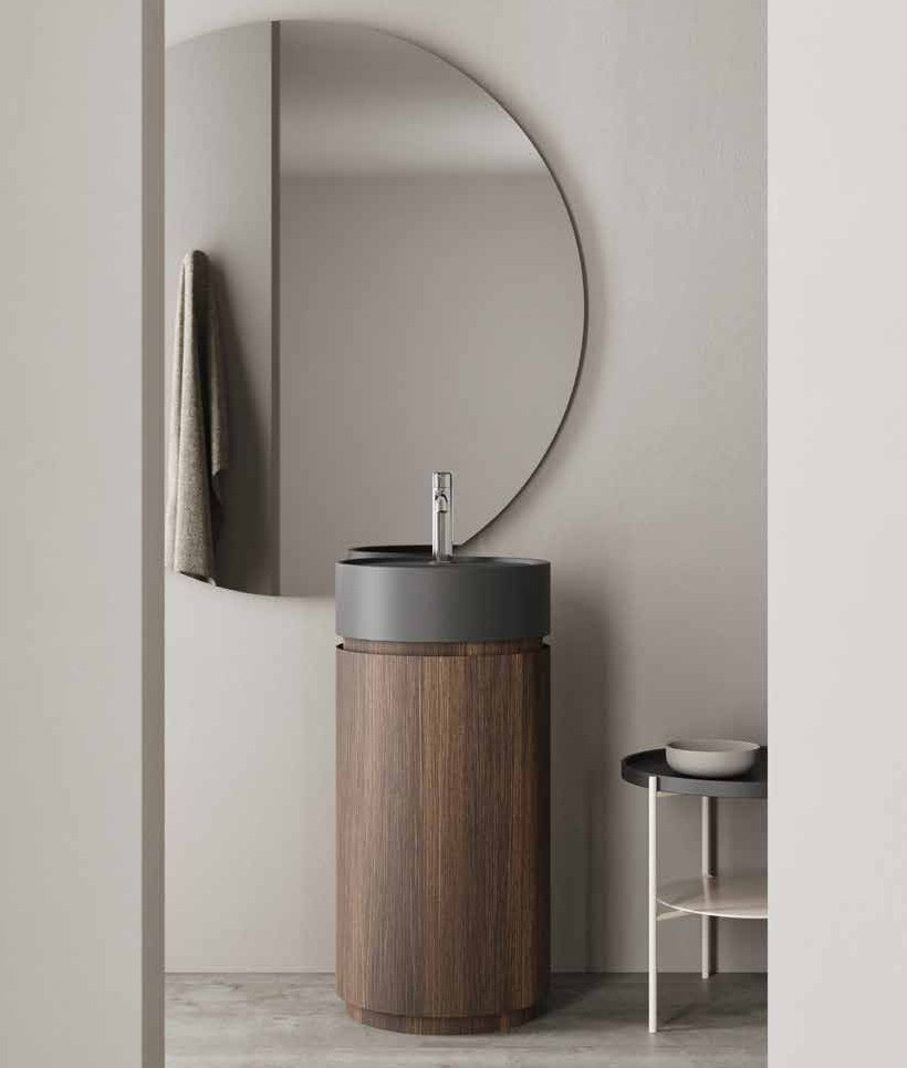 Mobile bagno con lavabo in ceramica Mod Nic Design
