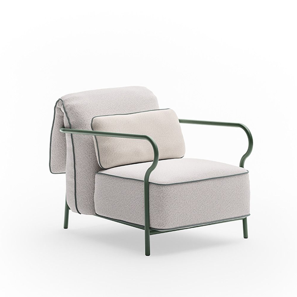 Poltrona da giardino in tessuto Salò