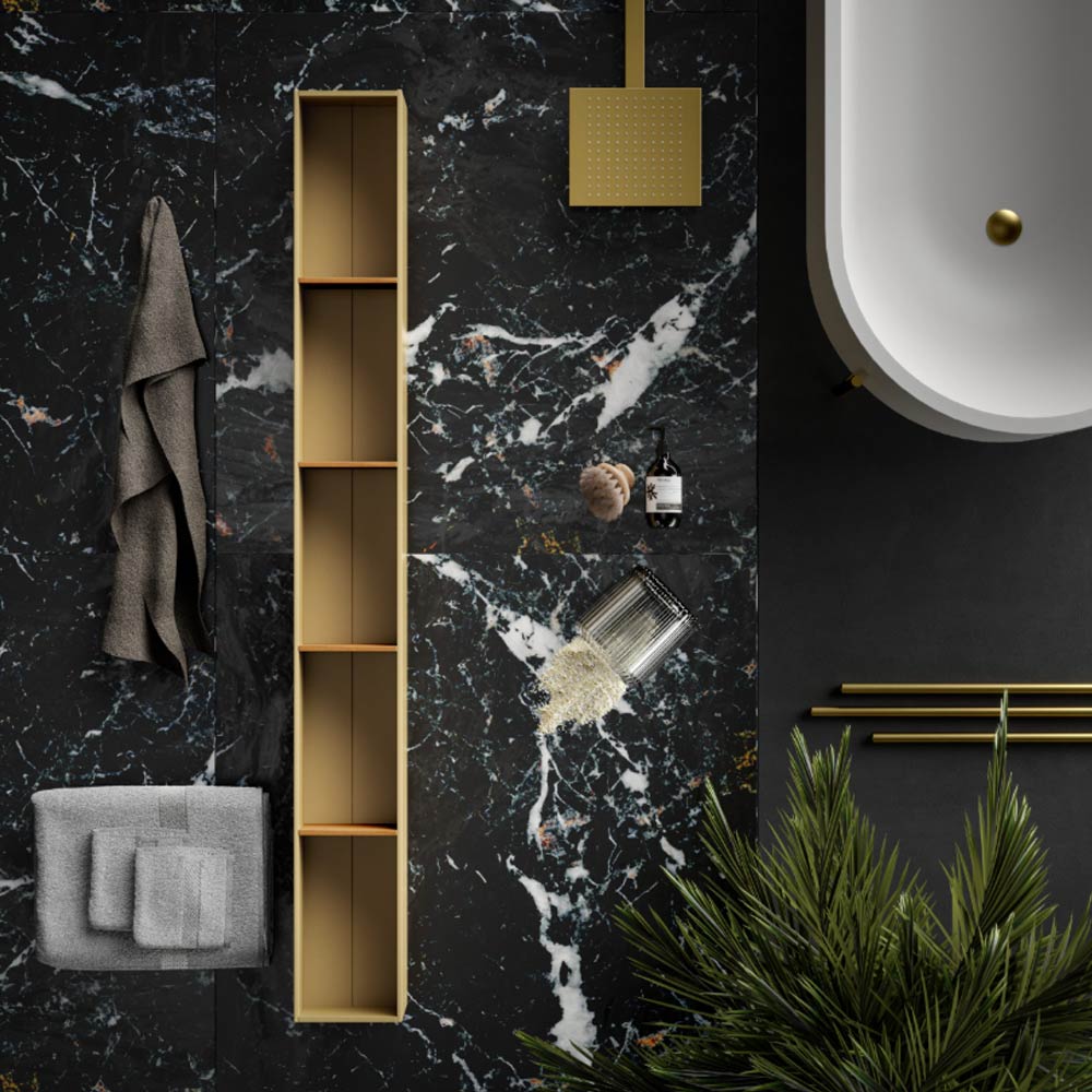 Scaldasalviette elettrico con ripiani Serie T T2V Antrax