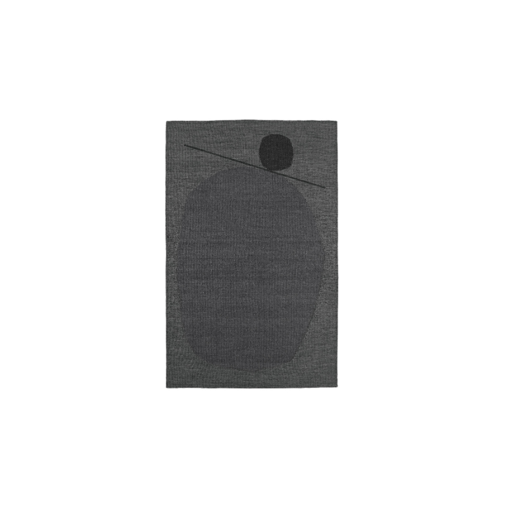 Tappeto Lidi nero Milldue