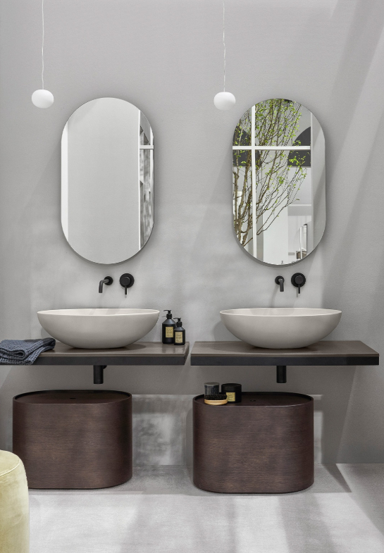 Lavabo da appoggio Bacinella Eco Ceramica Cielo