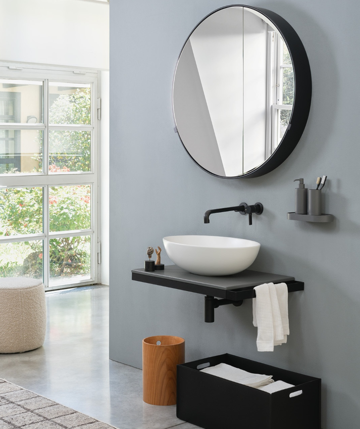 Lavabo da appoggio Bacinella Eco Small Ceramica Cielo