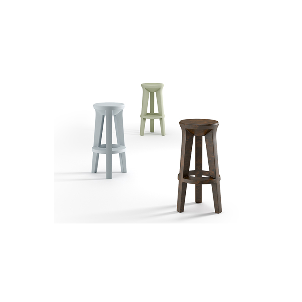 Sgabello tondo Frozen Plust