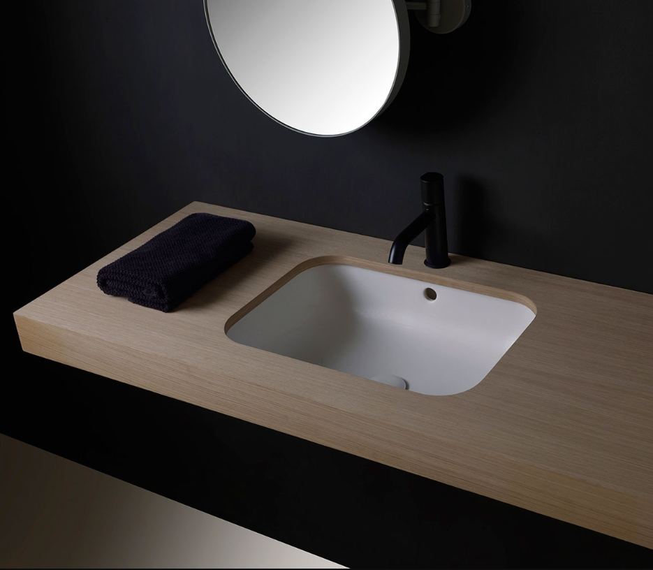 Lavabo sottopiano rettangolare Enjoy Ceramica Cielo