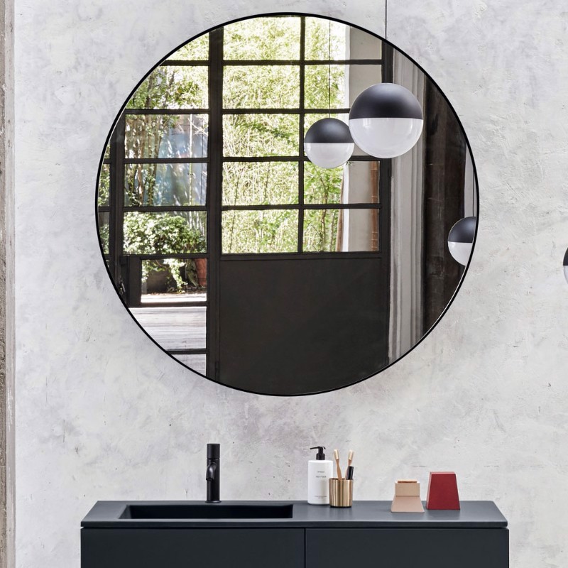 Specchio Tondo Ø120cm I Catini Ceramica Cielo