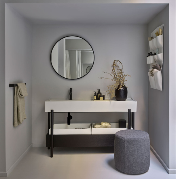 Specchio Tondo Ø60cm I Catini Ceramica Cielo