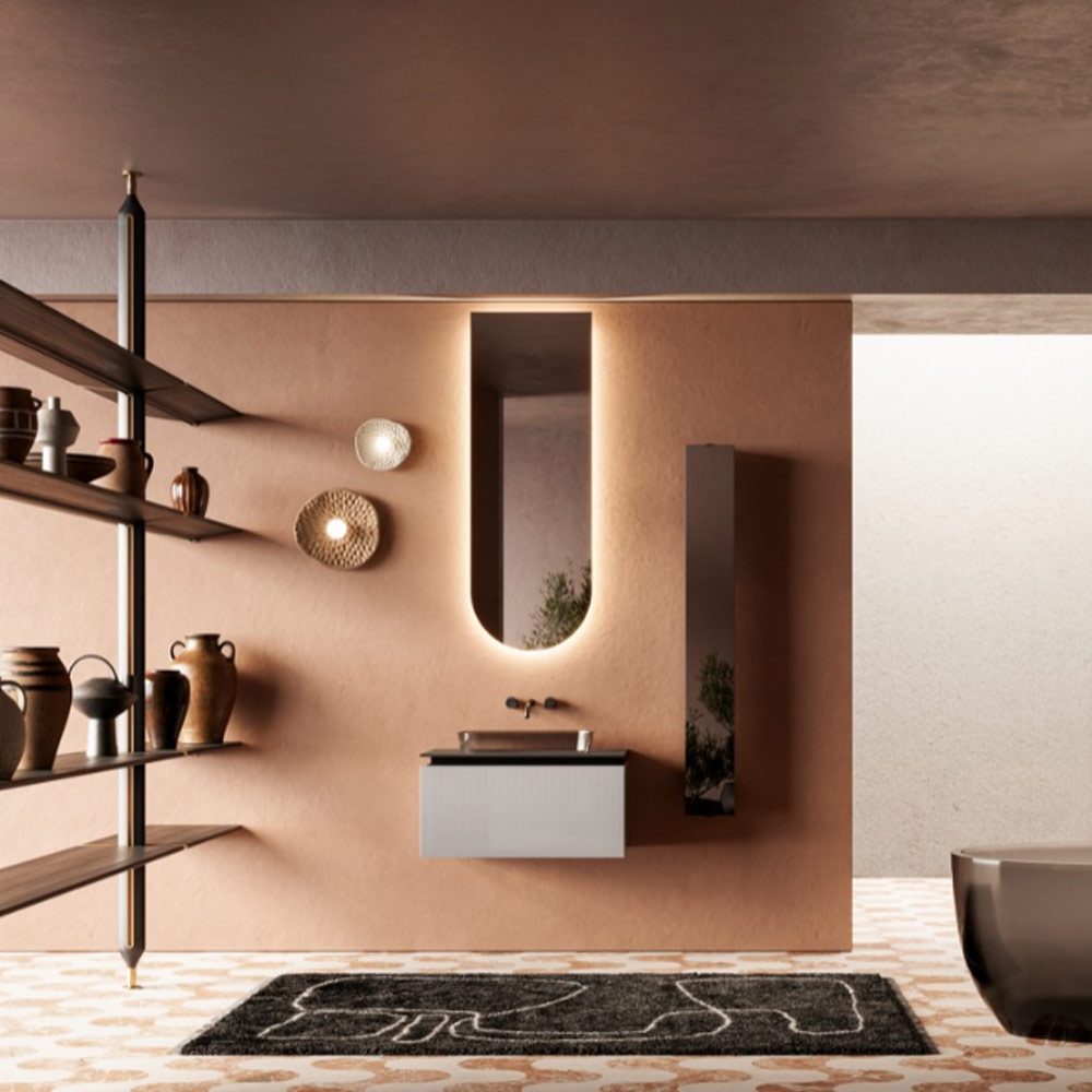 Mobile sospeso per il bagno Alto 04