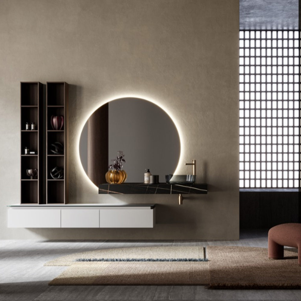Mobile bagno sospeso con lavabo da appoggio Alto 16