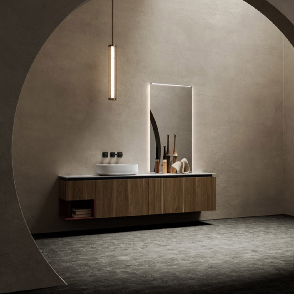 Mobile bagno con lavabo da appoggio Alto 08