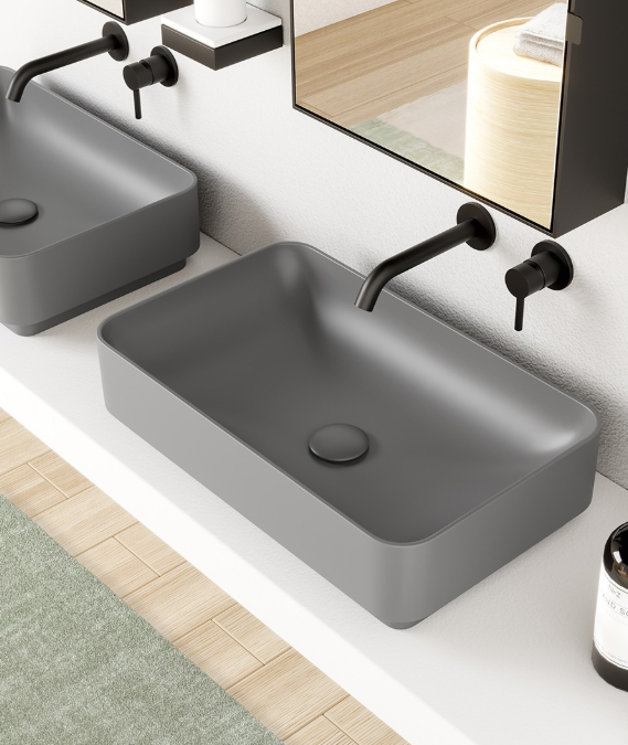 Lavabo rettangolare Mare Ceramica Cielo