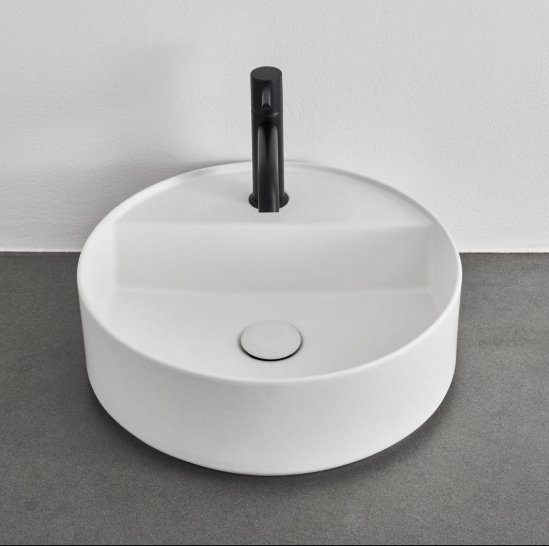 Lavabo da appoggio tondo Shui Comfort Ceramica Cielo