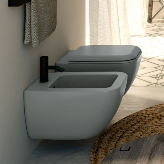 Bidet sospeso Shui Comfort Ceramica Cielo