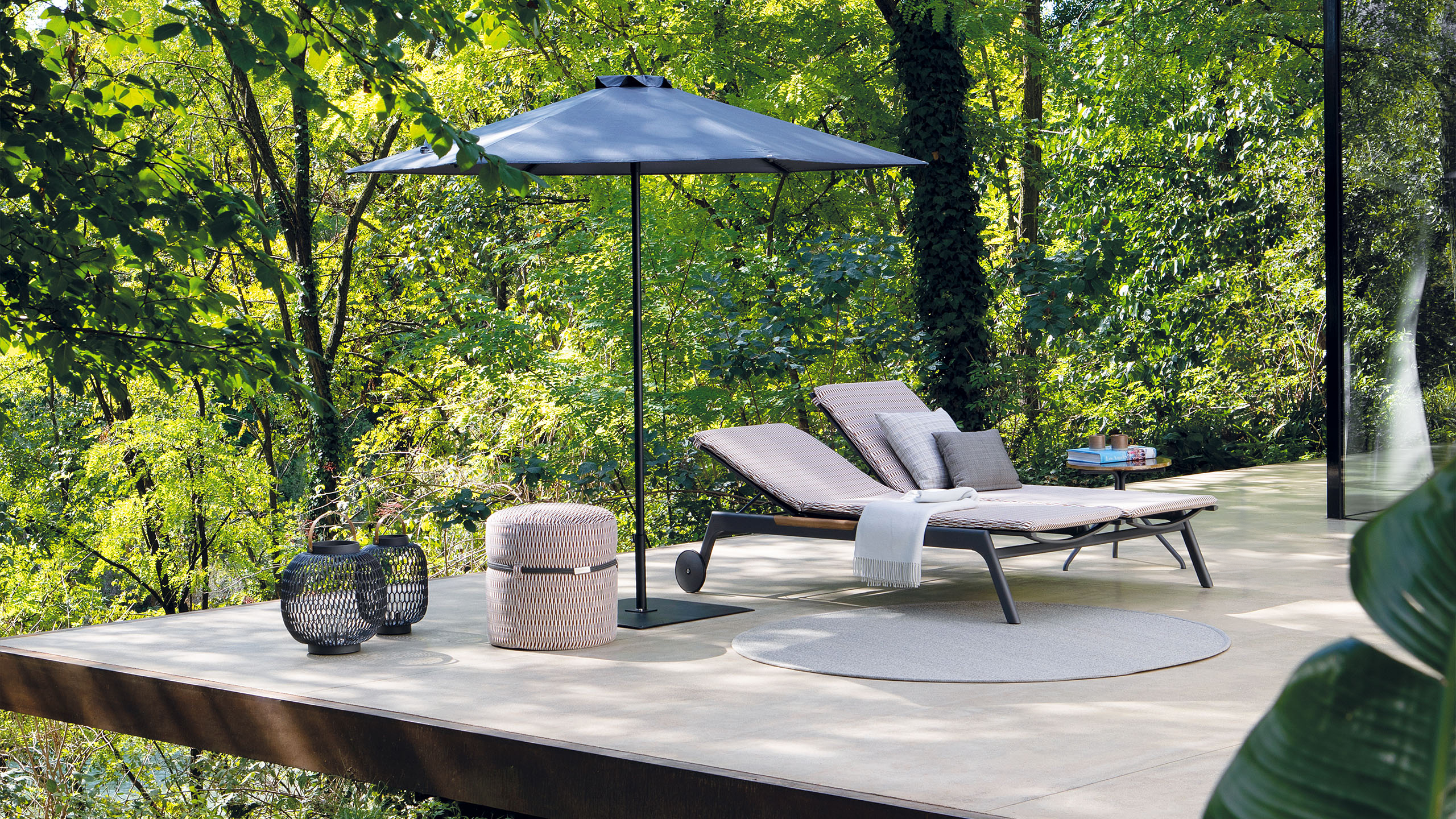 Ombrellone palo centrale Once by Atmosphera