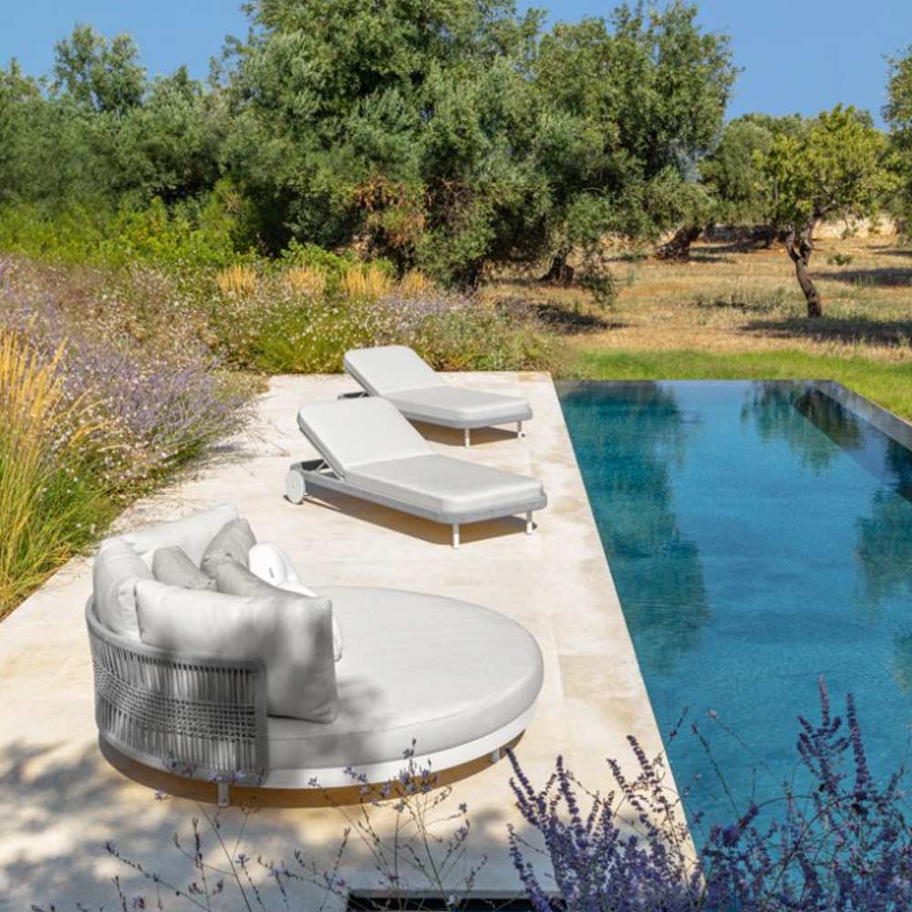 Letto da giardino rotondo Slam-Rope Talenti