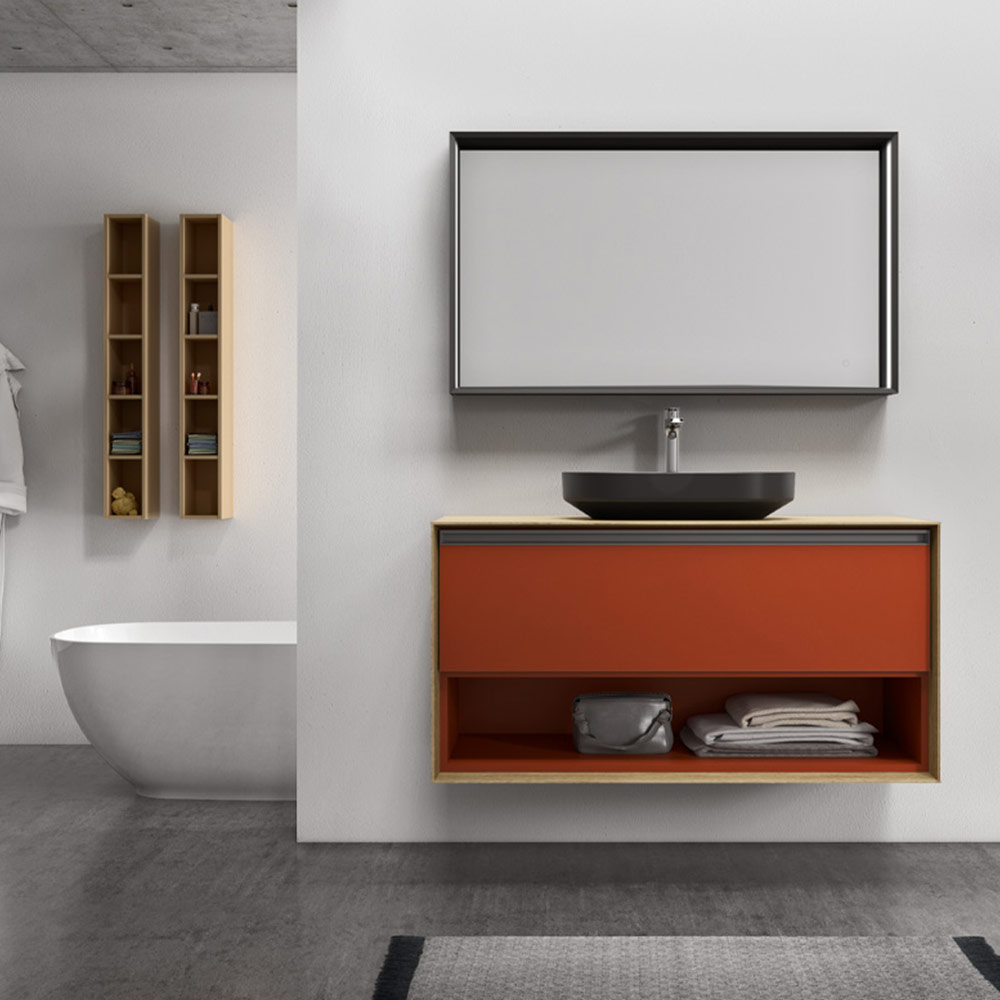 Mobile bagno sospeso Suite 02 Gruppo Geromin