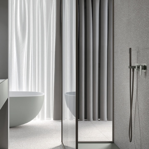 Miscelatore doccia con deviatore a 2 vie Tell by Geda