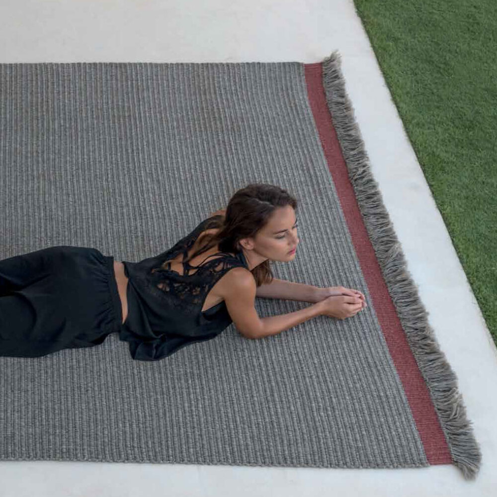 Tappeto da esterno Fabric//Ribs Talenti