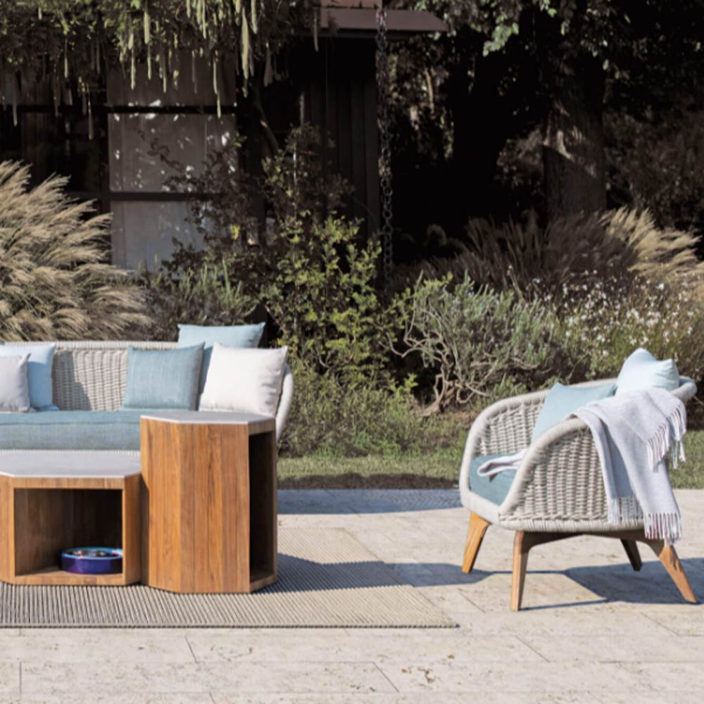 Poltrona da giardino in tessuto Ludo.L2 Atmosphera