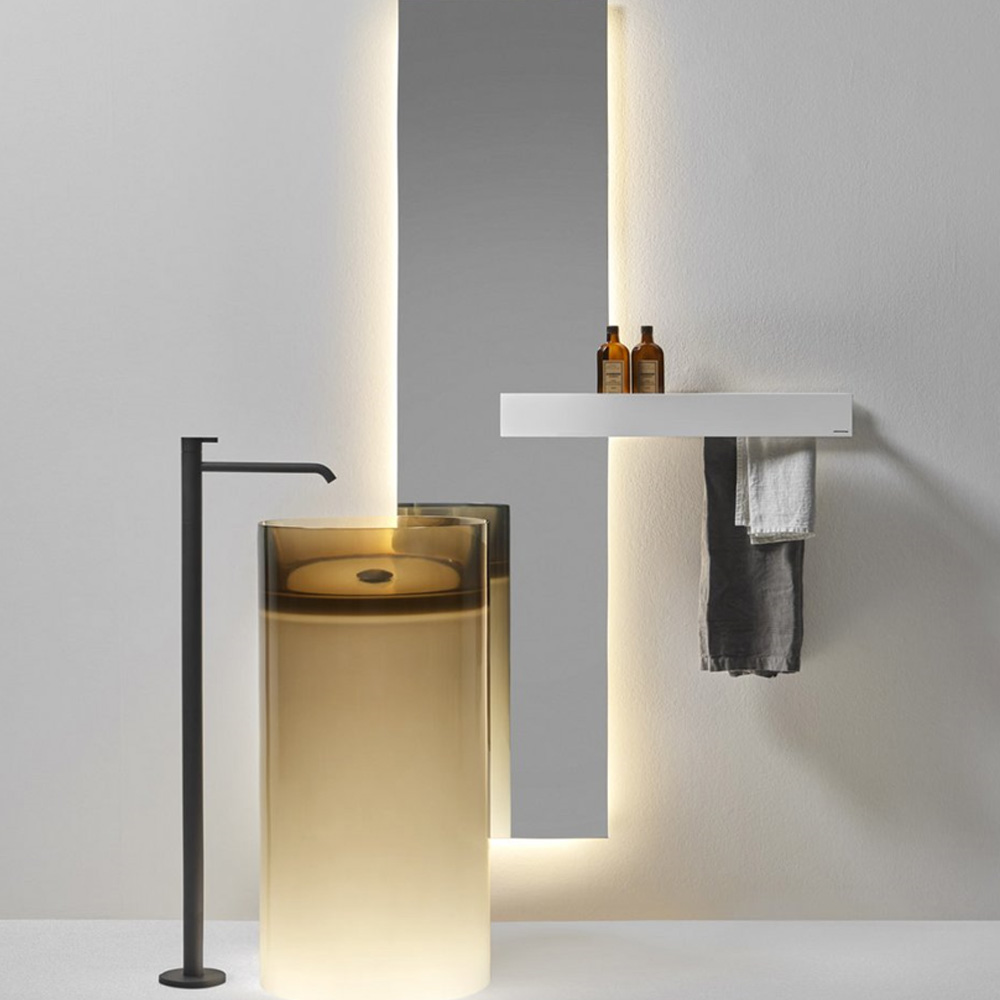 Specchio con porta-salviette LMcombi antoniolupi