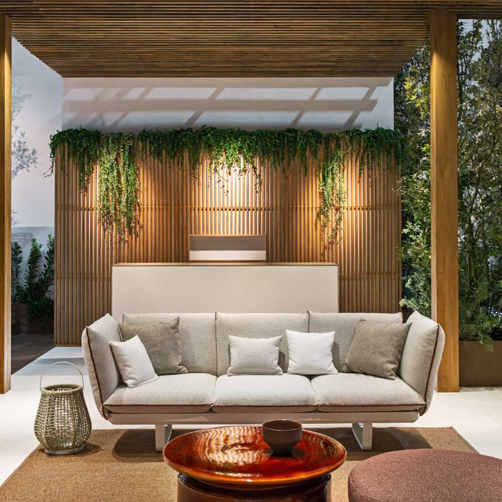 Divano da giardino in tessuto Venice Atmosphera