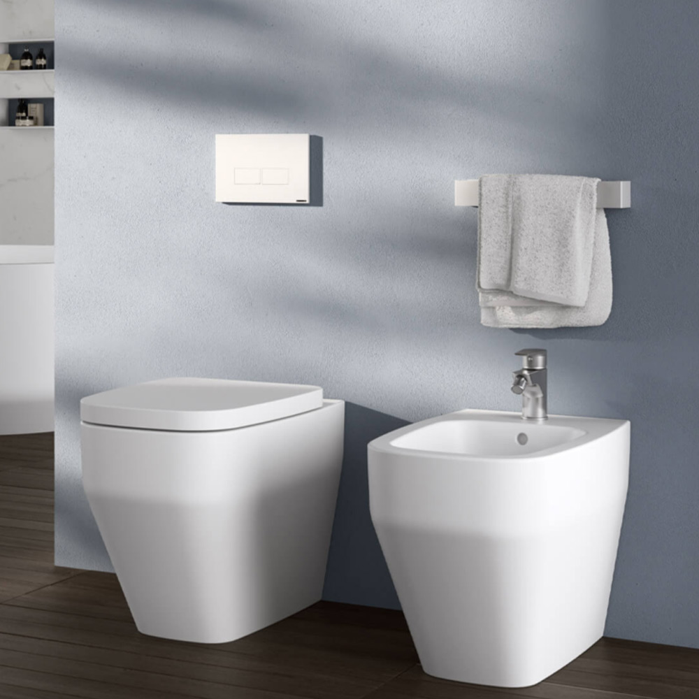 Wc a terra in ceramica Fio Hafro