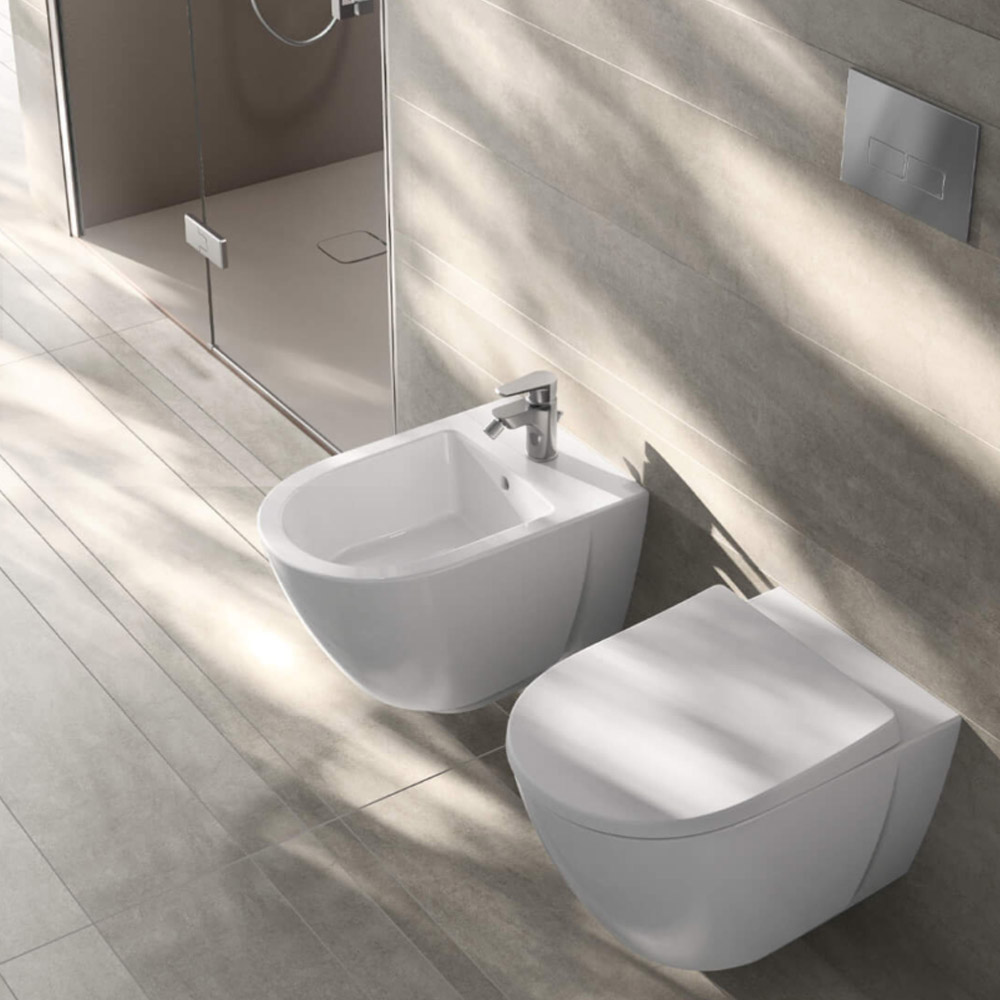 Bidet sospeso in ceramica Voga Hafro