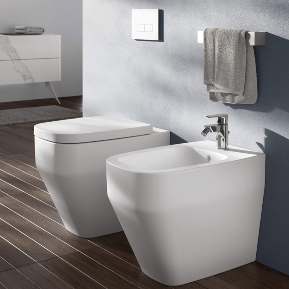 Bidet a terra in ceramica Fio Hafro