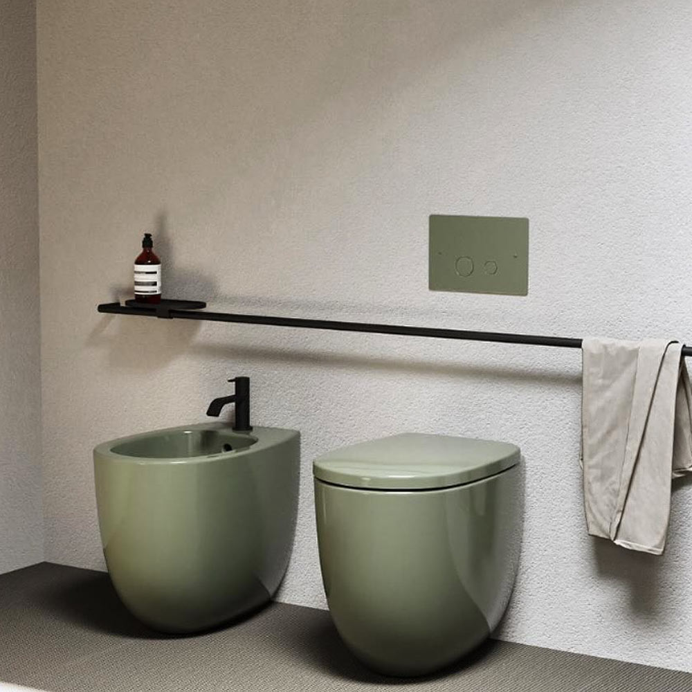 WC a terra Milk Nic Design varie finiture