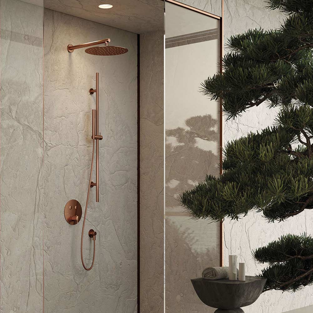 Sistema doccia a due uscite X-Steel 316 Newform