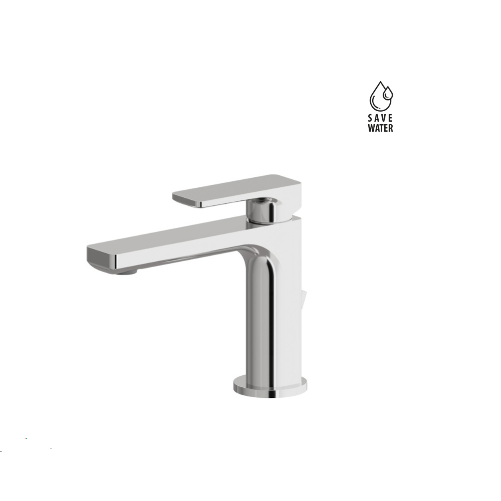 Miscelatore lavabo da appoggio con scarico B-Easy Newform