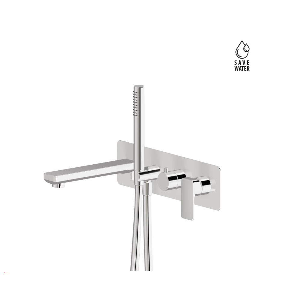 Rubinetteria vasca a parete B-Easy Newform