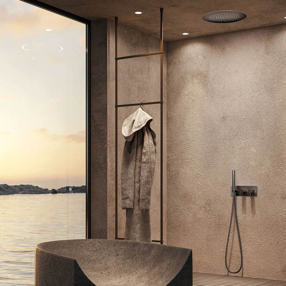 Gruppo doccia a due uscite X-Steel 316 Newform