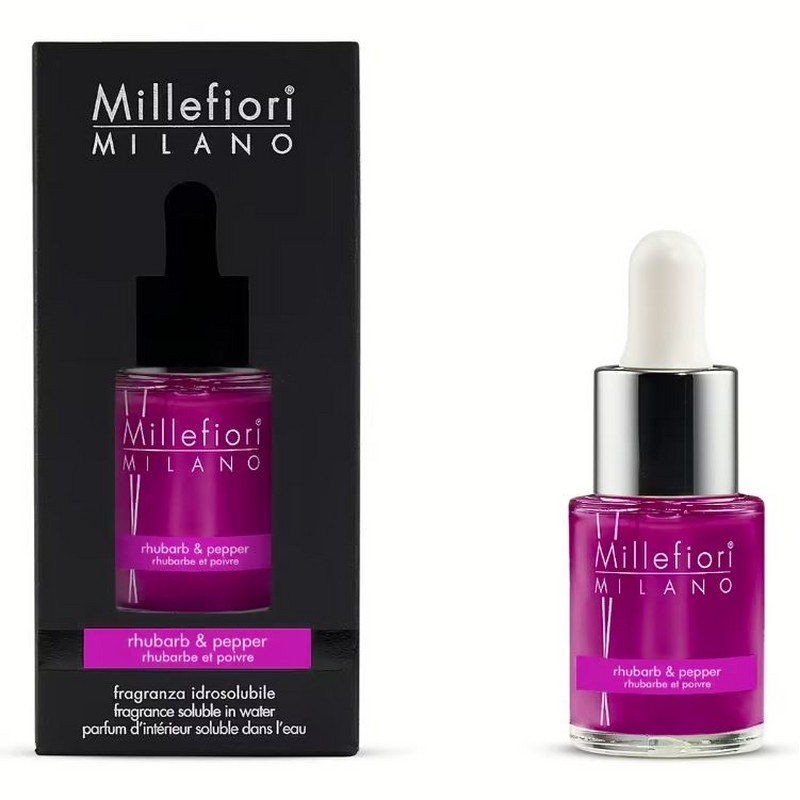 FRAGRANZA IDROSOLUBILE 15 ML RHUBARB & PEPPER MILLEFIORI MILANO