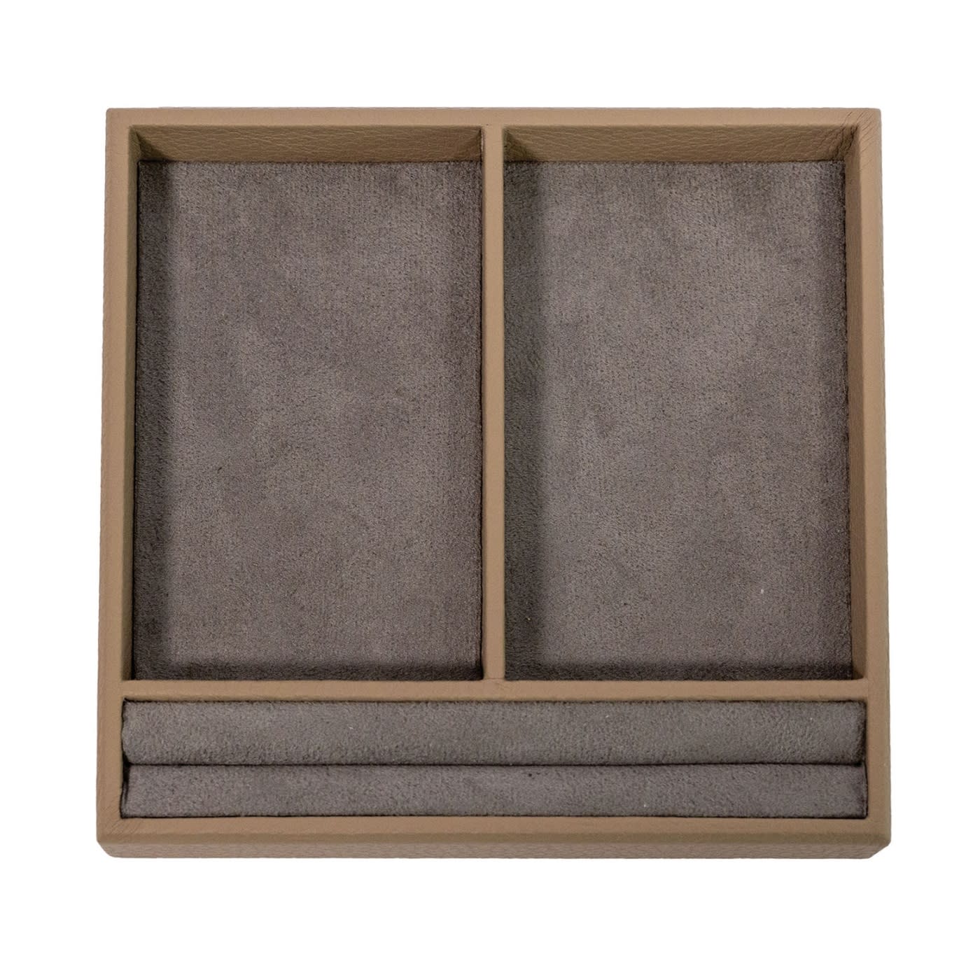 Vassoio piccolo Safety Box in Beige Tamarone
