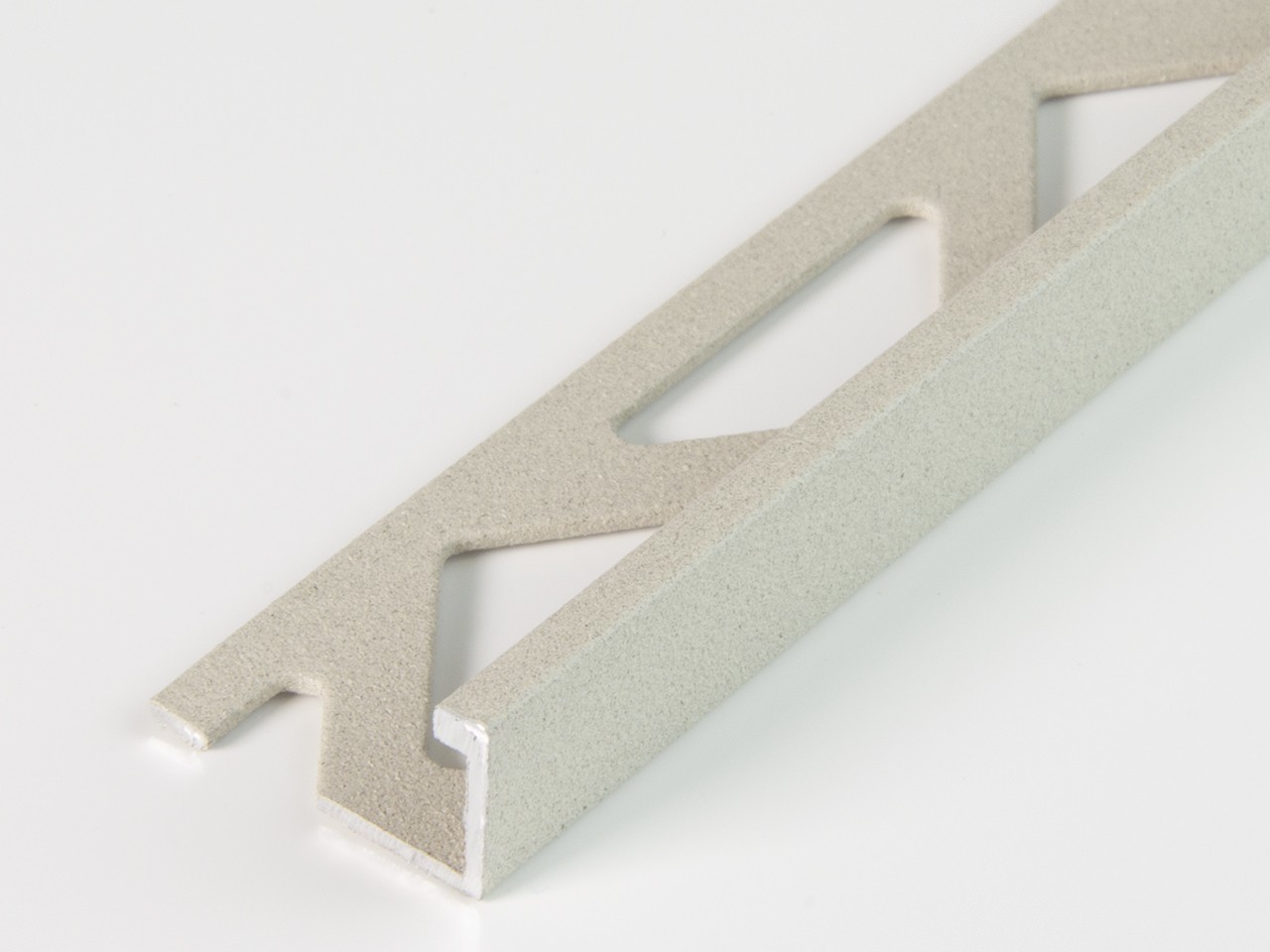 Profilo Angolare Global Floor Alluminio Concrete Sabbia Spessore 10mm Lunghezza 2,7m-74417