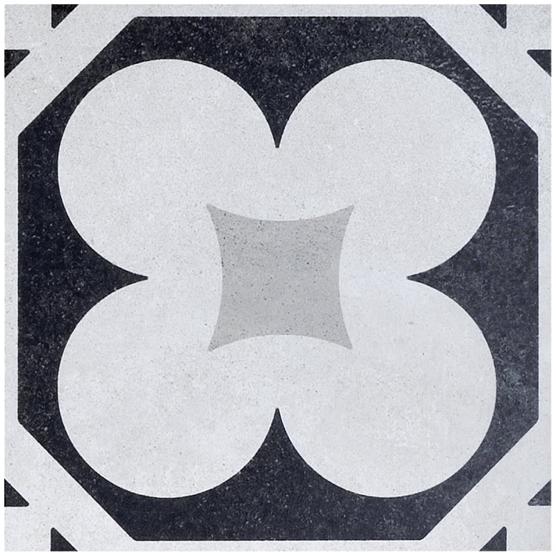 Gres porcellanato Black & White Margherita  Fioranese