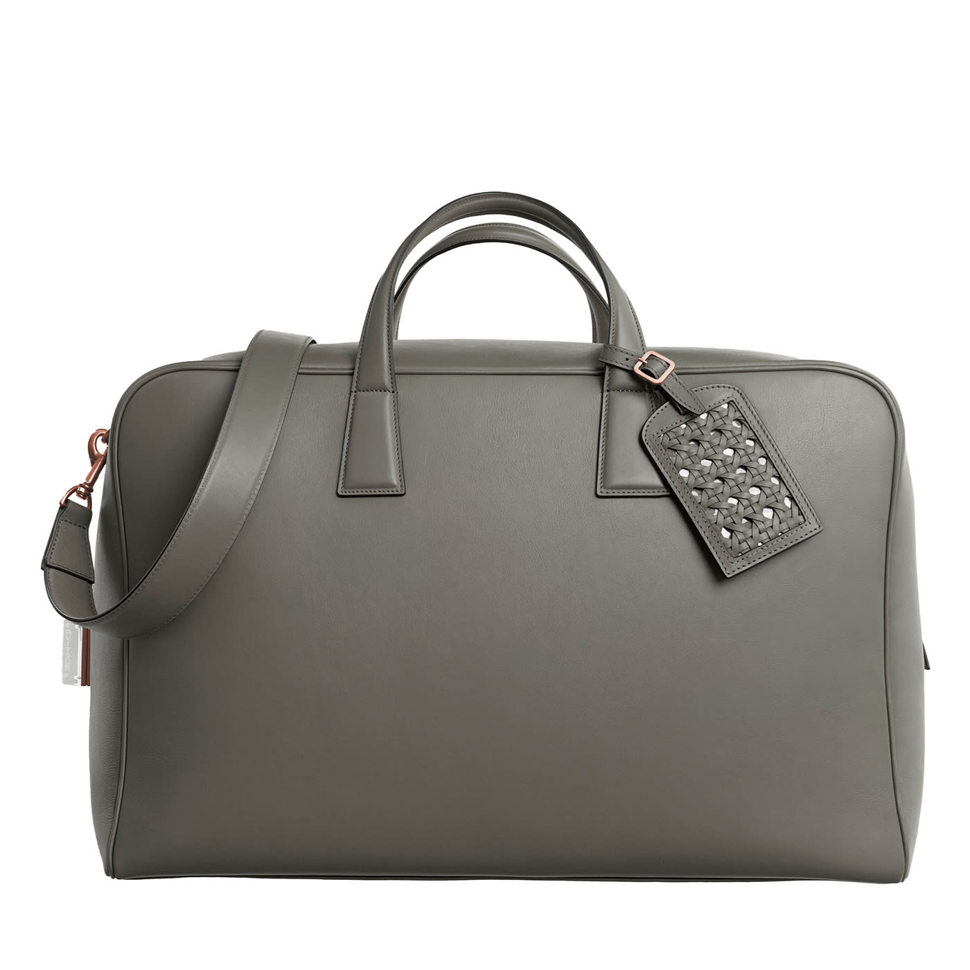 Maxi borsa da weekend in Cristallo grigio