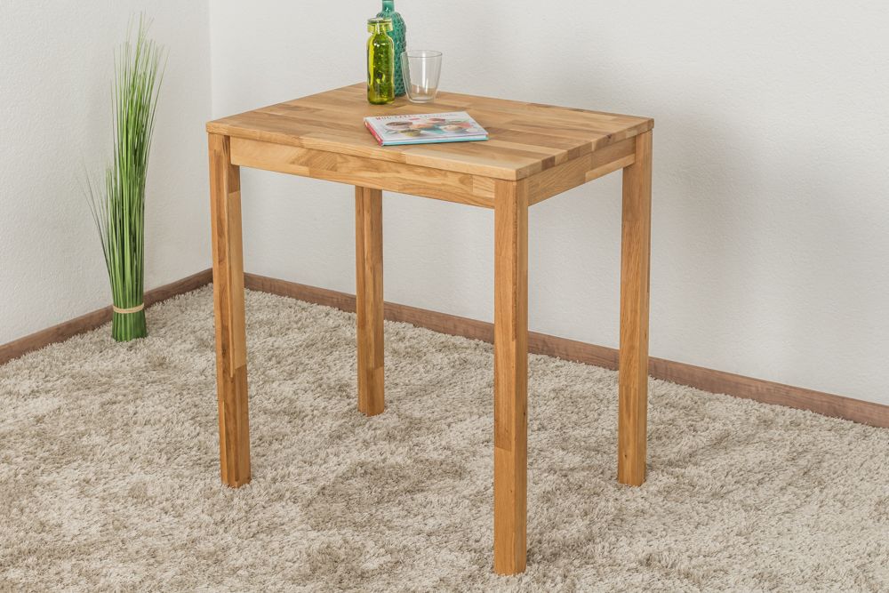 Tavolo da pranzo "Wooden Nature" 118, rovere massello, oliato - 70 x 50 cm (l x p)