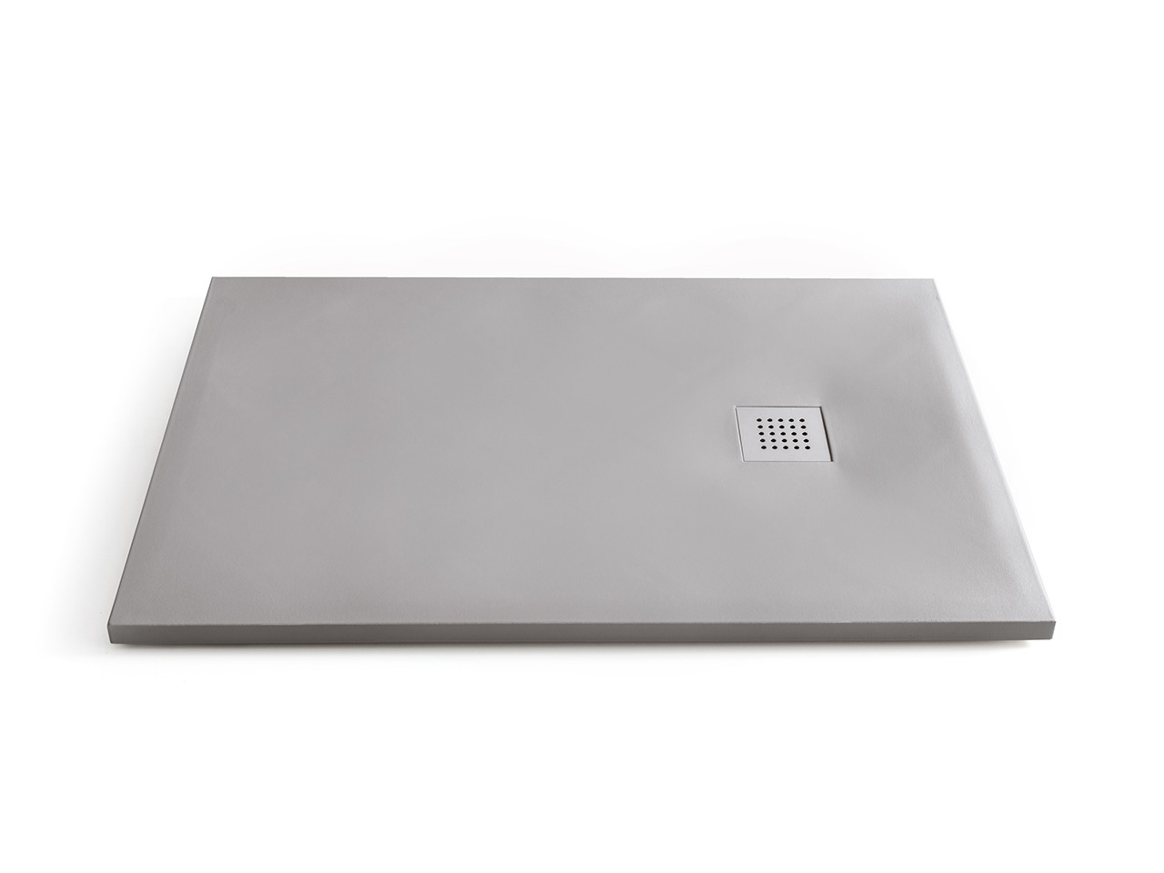 Piatto Doccia Kalahari 100x80 cm Ceramica Effetto Sabbiato Grigio-67672