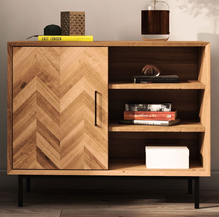 Cassettiera "Kumeu" 32, faggio massello, oliato - 80 x 97 x 45 cm (h x l x p)