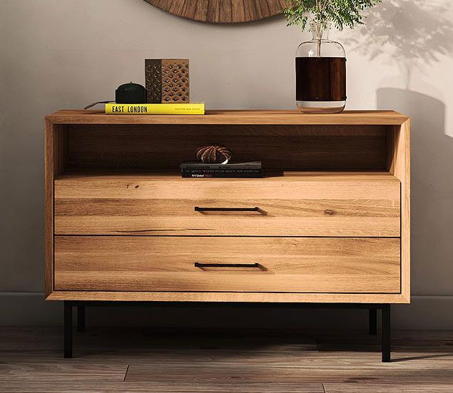 Cassettiera "Kumeu" 17, faggio massello, oliato - 65 x 97 x 45 cm (h x l x p)